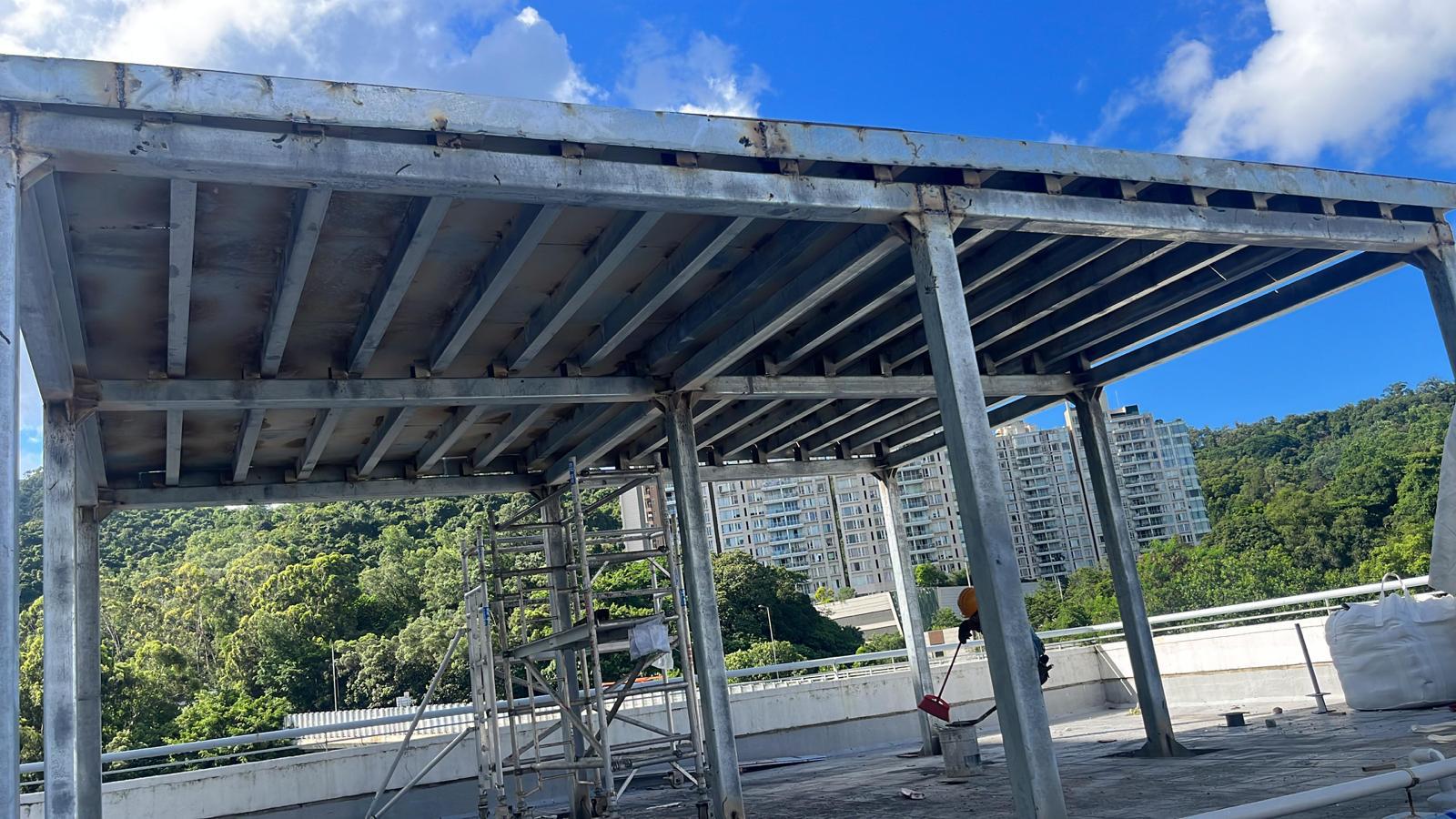 工程合約 : 沙田美林小學天台鋼結構工程